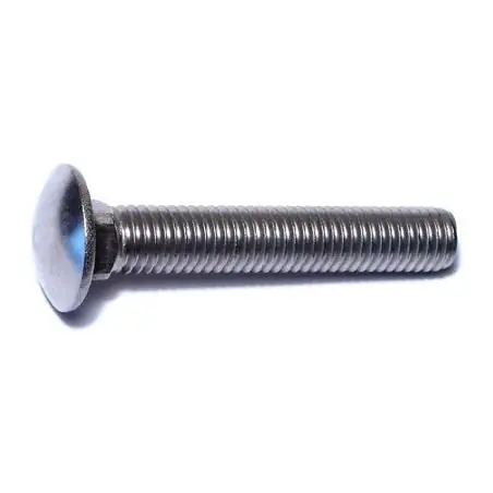 1/2-13 X 3-1/2 Inch Stainless Steel Carriage Bolts - Durable Fasteners For Heavy-duty Applications