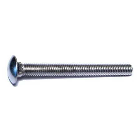 1/2-13 X 5 Inch Stainless Steel Coarse Thread Carriage Bolts - Model Cbss-223