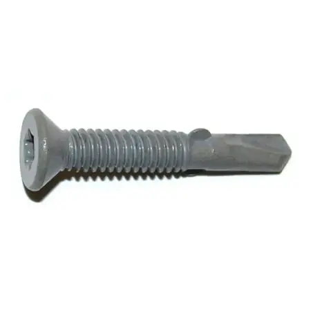 1/4 X 1-5/8 Gray Coated Steel Star Drive Self-drilling Screws With Wings