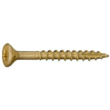 9 X 1-1/4 Star Drive Tan Deck Saberdrive Screws 1 Lb. Box (194 Pcs.)