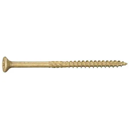 9 X 3 Star Drive Tan Deck Saberdrive Screws 1 Lb. Box (73 Pcs.)