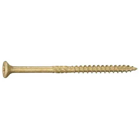 9 X 3 Star Drive Tan Deck Saberdrive Screws 5 Lb. Box (363 Pcs.)