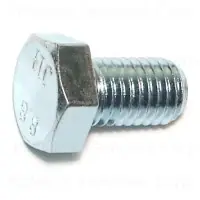 12mm-1.75 X 20mm Zinc Class 8.8 Coarse Hex Cap Screws - Durable Fasteners