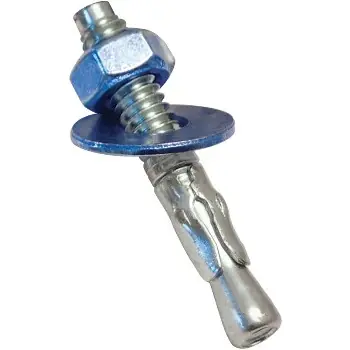 5/8 Inch X 6 Inch Zinc Torquemaster Blue Wedge Anchor - Model 51811