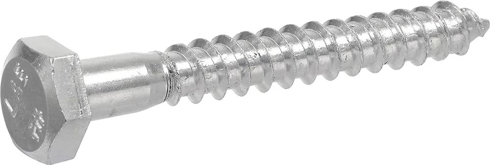 1/2 -13 X 3 Zinc Plated Grade 2 / A307 Steel Coarse Thread Hex Bolts Hbhs-386
