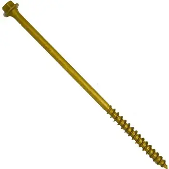 Midwest Fastener 51973 1/4x8 Tan Timber Screw