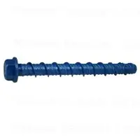 3/8 X 4 Blue Ruspert Torquemaster Hex Masonry Screws - Heavy Duty Fasteners