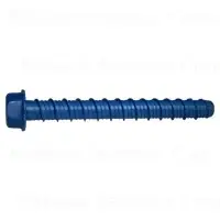 1/2 X 5 Blue Ruspert Torquemaster Hex Masonry Screws - Heavy Duty Fasteners