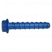 5/8 X 4 Blue Ruspert Torquemaster Hex Masonry Screws - Heavy Duty Fasteners