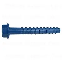 3/4 X 6-1/4 Blue Ruspert Torquemaster Hex Masonry Screws - Heavy Duty Fasteners