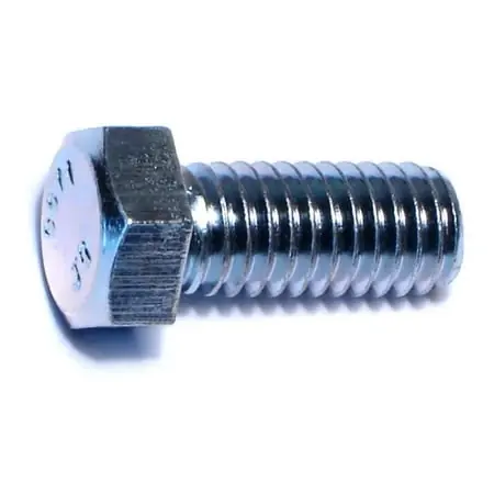 7/16-14 X 1 Zinc Plated Grade 2 Coarse Thread Hex Bolts