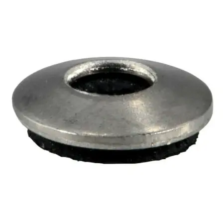 6 X 3/8 X 1/8 Bonded Rubber 18-8 Stainless Steel Sealing Washers (100 Pcs.)