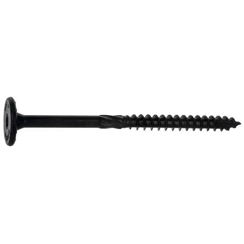Self-drilling Pan Head Screws, 3/8 Inch X 4-1/2 Inch, Black