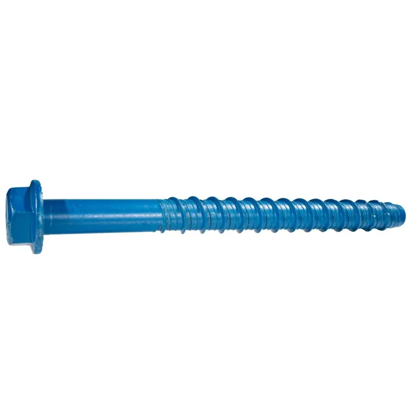 1/2 X 8 Blue Ruspert Torquemaster Hex Masonry Screws - Heavy Duty Fasteners
