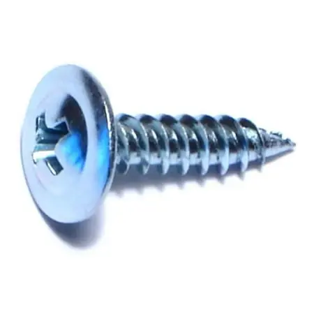 8-18 X 3/4 Zinc Plated Steel Phillips Modified Truss Lath Screws - Sharp Point