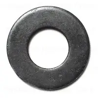 5/16 Inch Black Oxide Flat Washers - Durable Steel Construction For Versatile Applications