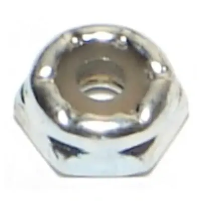 6-32 Zinc Grade 2 Nylon Insert Lock Nuts Lknut-065 (10 Pcs.)