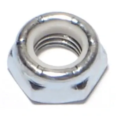 5/16 -24 Zinc Grade 2 Nylon Insert Lock Nuts Lknut-092 (10 Pcs.)