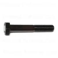 12mm-1.50 X 75mm Plain Steel Class 10.9 Fine Hex Cap Screws - Durable Fasteners