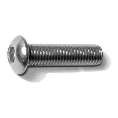 1/4 -28 X 1 18-8 Stainless Button Head Socket Cap Screws Scbs-021 (6 Pcs.)