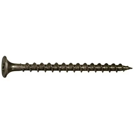 6 X 2 Black Phosphate Steel Coarse Thread Phillips Bugle Head Drywall Screws