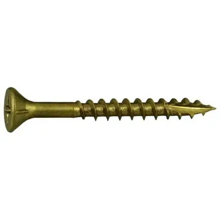 7 X 1-5/8 Inch Tan Ruspert Coated Steel Phillips Bugle Head Deck Screws
