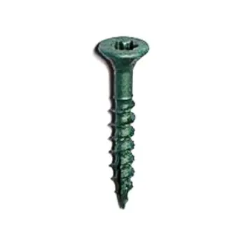 9 X 2-1/4 Inch Green Coated Xl1500 Saberdrive Deck Screws With Star Drive Heads