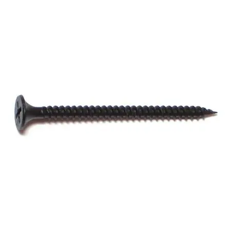 6 X 2 Black Phosphate Fine Thread Phillips Bugle Head Drywall Screws - Dwscr-113