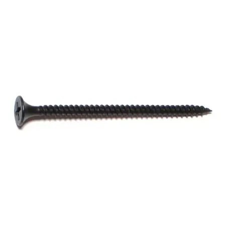 6 X 2-1/4 Black Phosphate Fine Thread Phillips Bugle Head Drywall Screws