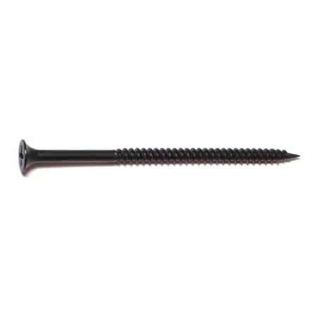 8 X 3 Black Phosphate Fine Thread Phillips Bugle Head Drywall Screws