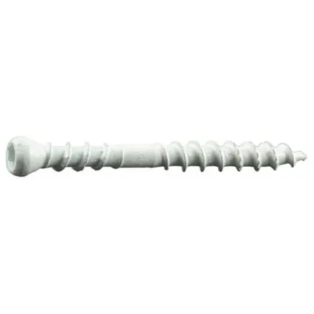 8 X 1-5/8 Star Drive White Composite Trim Saberdrive Screws 1 Lb. Box (221 Pcs.)