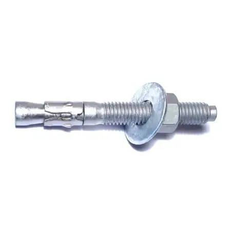 1/2 X 4-1/4 Galvanized Concrete Wedge Stud Anchor Bolts Was-279 (25 Pcs.)