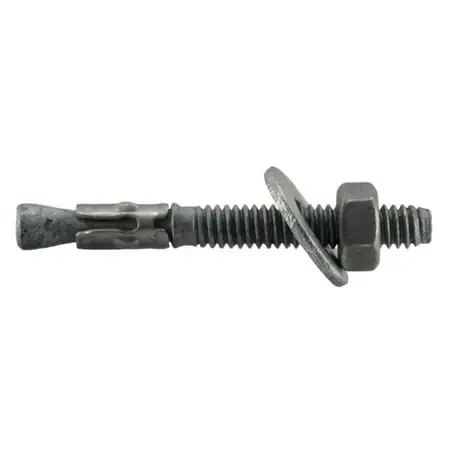 1/4 X 2-1/4 Hot Dip Galvanized Steel Wedge Anchor Bolts (100 Pcs.)