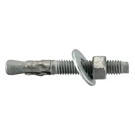 3/8 X 3 Hot Dip Galvanized Steel Wedge Anchor Bolts (50 Pcs.)