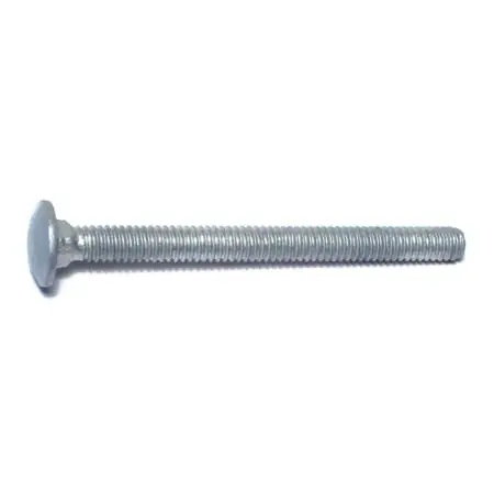 1/4-20 X 3 Hot Dip Galvanized Grade 2 Carriage Bolts - A307 Steel