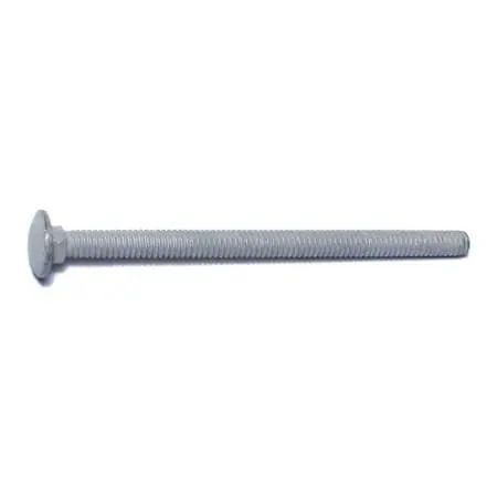 1/4-20 X 4 Hot Dip Galvanized Grade 2 Carriage Bolts - Coarse Thread