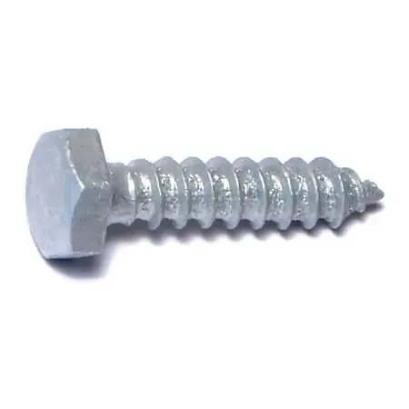 1/4 X 1-1/4 Hot Dip Galvanized Steel Hex Head Lag Screws