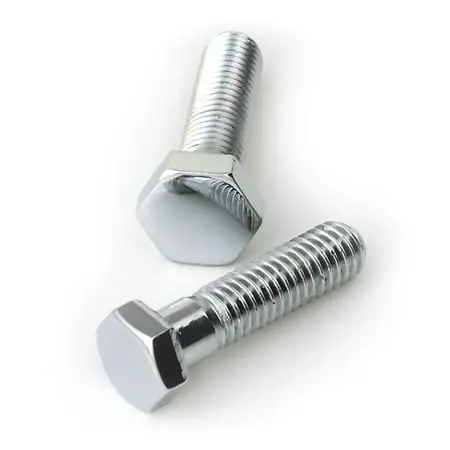7/16-14 X 1-1/4 Zinc Grade 5 Coarse Hex Cap Screws - 50 Count