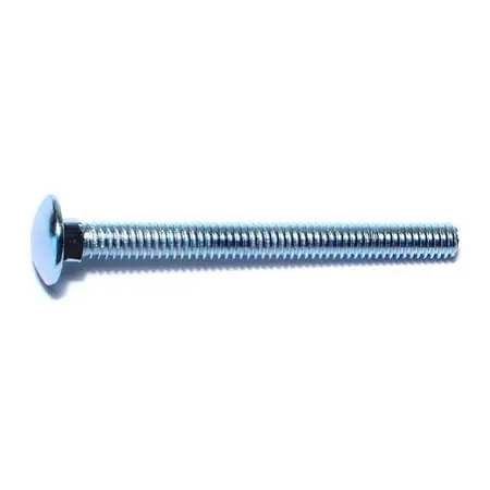 1/4 -20 X 2-3/4 Zinc Plated Grade 2 / A307 Carriage Bolts (100 Pcs)