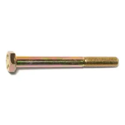 5/16-18 X 1-3/4 Yellow Zinc Grade 8 Coarse Hex Cap Screws
