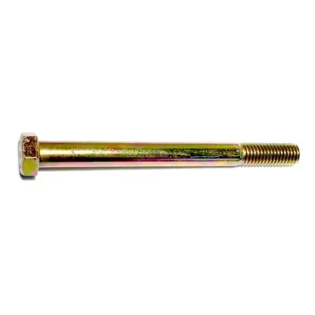 1/2-13 X 5-1/2 Yellow Zinc Grade 8 Coarse Hex Cap Screws