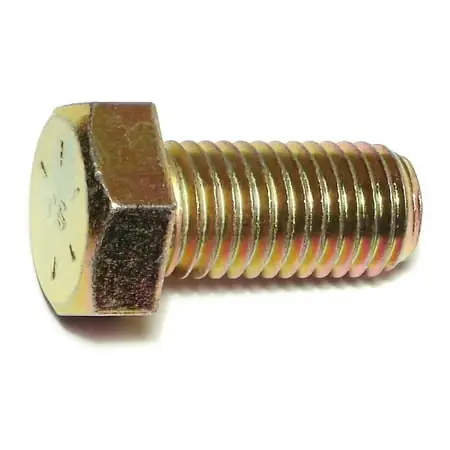 3/4-10 X 1-1/2 Yellow Zinc Grade 8 Coarse Hex Cap Screws