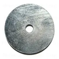 3/16 X 1-1/2 Inch Zinc Plated Grade 2 Steel Fender Washers