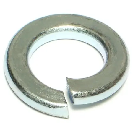 9/16 Inch Zinc Split Lock Washers - Pack Of 25