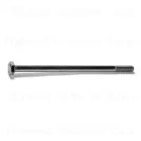 1/4-20 X 5 Stainless Steel Coarse Hex Cap Screws - 18-8 Grade