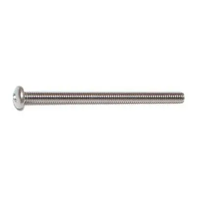 8-32 X 2-1/2 Stainless Steel Phillips Pan Head Machine Screws - 18-8 Grade
