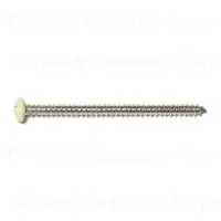 8 X 2-½ Stainless Steel Phillips Pan Sheet Metal Screws - 100 Count