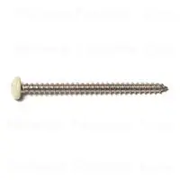 10 X 2-1/2" Phillips Pan Head Sheet Metal Screws Stainless Steel 18-8 - 12 Count