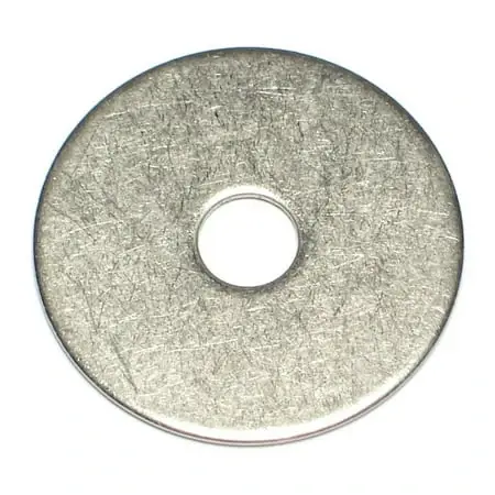 1/4 X 1-1/4 Inch Stainless Steel Fender Washers - 18-8 Grade