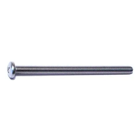 10-32 X 3 Stainless Steel Phillips Pan Head Machine Screws - 18-8 Fine Thread